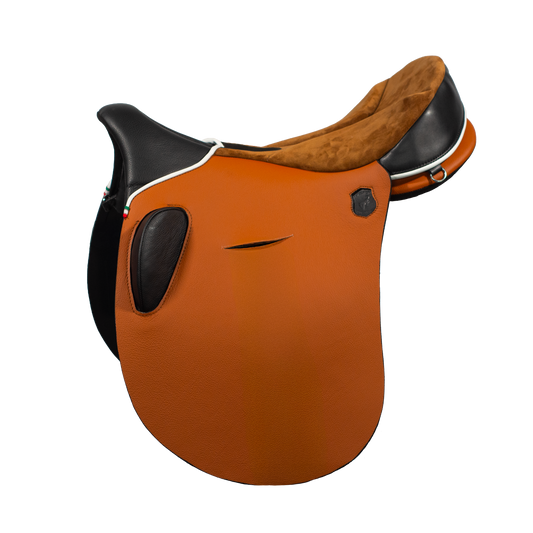 Sella equestre endurance Purosangue Elite vista laterale